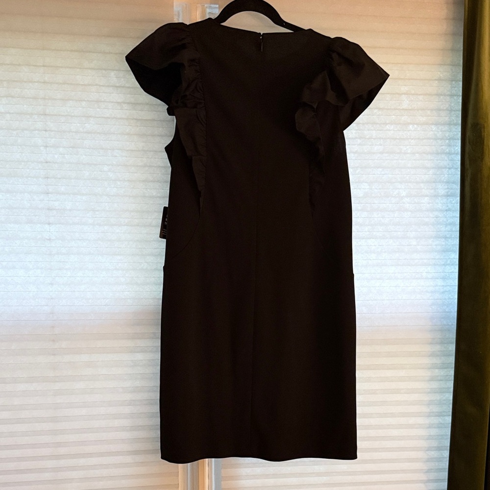 Express Black Ruffle Dress - Picture 2 of 5
